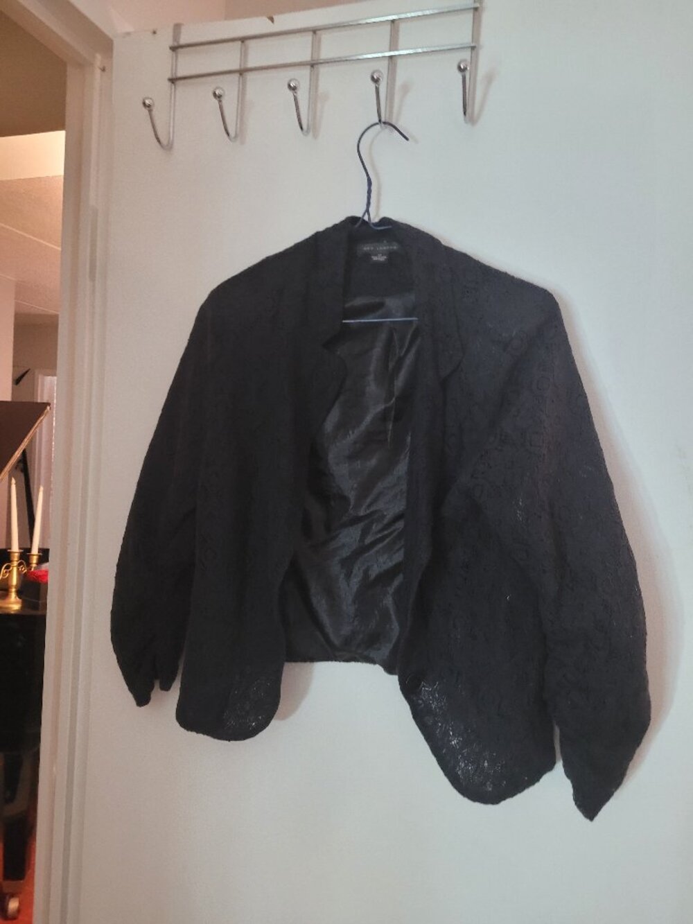 Black lace blazer